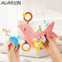 Đồ chơi chuông nôi cho bé ALARION, Đồ chơi nhồi bông mềm mại cho trẻ sơ sinh hoạt hình sang trọng, Tay cầm dễ thương Giáo dục sớm Treo trẻ em Đồ chơi mảng bám giác quan Nôi trẻ em