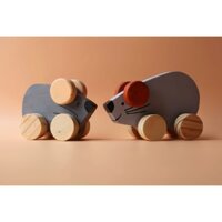 Đồ chơi chuột gỗ