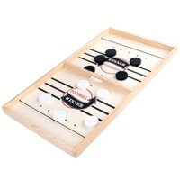 Đồ Chơi Cờ Búng Khúc Côn Cầu Bàn Gỗ rèn luyện khả năng tập trung cho bé