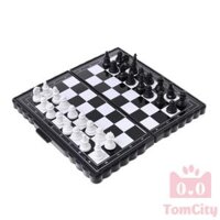 Đồ chơi cờ vua nam châm bằng nhựa kích thước mini bỏ túi tiện dụng