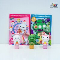 Đồ Chơi Con Dấu Toykingdom Kèm 200 Miếng Dán Sticker Dễ Thương Và Sổ Xinh Xắn Cho Bé