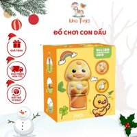 Đồ Chơi Con Dấu Woa Toys Kèm 200 Miếng Dán Sticker Dễ Thương Và Sổ Xinh Xắn Cho Bé