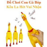 Đồ Chơi Con Gà Dài 28Cm Bóp Kêu La Hét Vui Nhộn