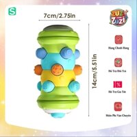 Đồ Chơi Con Lăn Tập Bò Kèm Kỹ Năng Nhấn Nút Popit - Theo Phương Pháp Montessori 2024