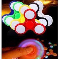 Đồ Chơi Con Quay Giúp Giảm Stress Fidget Spinner Đèn Led 7 Màu Hàng NHẬP KHẨU