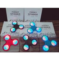 Đồ Chơi Con Quay Giúp Giảm Stress Fidget Spinner Đèn Led 7 Màu Hàng NHẬP KHẨU