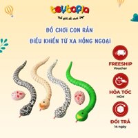 Đồ chơi con rắn điều khiển từ xa hồng ngoại snake Toytopia, chuyển động như thật, vui nhộn cho bé