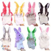 Đồ Chơi Con Rối Đeo Tay Hình Thỏ Bunny Nhồi Bông Dễ Thương Cho Trẻ Em