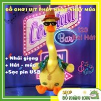 Đồ Chơi Con Vịt Biết Nói Vịt Vàng Biết Hát Biết Múa Vịt Poka Biết Đi Xương Rồng Nhảy Múa - BỐ KHỦNG LONG