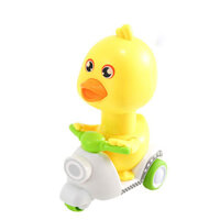 Đồ Chơi Con Vịt Đi Xe Máy Ngộ Nghĩnh Đáng Yêu Cho Bé Ấn Là Chạy - xanh lá
