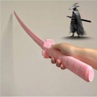 Đồ chơi Cosplay kiem Katana en hóa trang ninja hồng PINK Samurai Demon Slayeloại tốt 1m2 siêu chất 1421 1-2