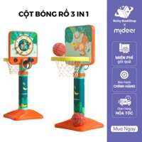 Đồ chơi cột bóng rổ mini cho bé vận động, trụ bóng rổ đa năng Mideer Versatile Basketball Hoop