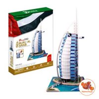 Đồ chơi Cubic Fun - Xếp hình 3D - Khách sạn thuyền buồm (Dubai) Buji Al Arab MC101H