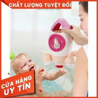 ĐỒ CHƠI ĐÀI PHUN NƯỚC HÌNH TÊN LỬA HOẠT HÌNH XOAY 360 ĐỘ_ntt