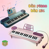 Đồ Chơi Đàn Điện Tử Piano Kèm Mic Cho Bé Học Tập, Giải Trí Và Rèn Luyện Khả Năng Tư Duy Âm Nhạc