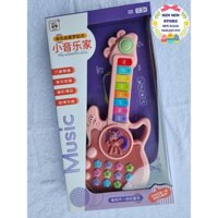 Đồ chơi đàn ghi ta điện tử có nhạc cho bé âm thanh sống động phong cách