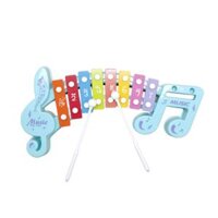 Đồ chơi đàn gõ Xylophone cho bé 8 phím hình nốt nhạc Toyshouse 683-2