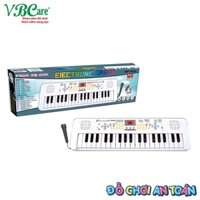 Đồ chơi đàn organ dùng pin VBC-MS-3701B kèm micro để hát VBCare