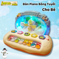 Đồ Chơi Đàn Piano 8 Nốt Nhạc Có Đèn Bông Tuyết Cho Bé Mô Phỏng Âm Thanh Động Vật  - Đàn Piano Bông Tuyết Cho Bé
