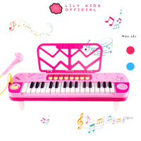 Đồ Chơi Đàn Piano Cho Bé Có Đèn Nhạc Và Micro Chuẩn Âm giúp bé phát triểm năng khiếu đam mê từ nhỏ