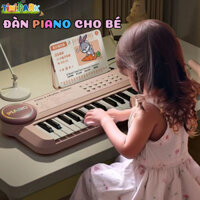 Đồ Chơi Đàn Piano Điện Tử Cho Bé Kèm Micro Có 37 Phím Âm Cho Bé Tập Đàn Và Hát - Đồ Chơi Âm Nhạc Dành Cho Bé
