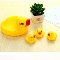 Đồ chơi đàn vịt, động vật thả bồn tắm chíp chíp cho bé