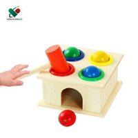 Đồ Chơi Đập Bóng Búa Gỗ Vui Nhộn Màu Sắc - Đồ Chơi Phát Triển Sớm Cho Bé Trai, Gái 2 3 4 5 Tuổi [DC28]