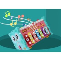 Đồ Chơi Đập Chuột Kết Hợp Đàn Gỗ Cho bé (có âm nhạc)-Trò Chơi Giải Trí Cho Bé- 9-024