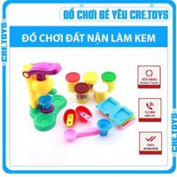 Đồ Chơi Đất Nặn - Bộ Làm Kem Đất Sét Cho Bé Phát Triển Tư Duy Sáng Tạo, Chất Liệu Nhựa Cao Cấp - Sản Phẩm An Toàn Cho Bé