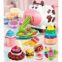 Đồ Chơi Đất Nặn Bò Sữa Ngộ Nghĩnh 8 Hộp Màu Độc Đáo An Toàn Giúp Bé Phát Triển Sự Sáng Tạo