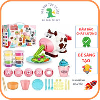 ĐỒ CHƠI ĐẤT NẶN BÒ SỮA TẠO HÌNH THEO KHUÔN ,SIÊU NGỘ NGHĨNH CHO CÁC BÉ