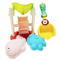 Đồ chơi đi biển cao cấp guồng xoay cát và dụng cụ 4pcs JS068660 C507