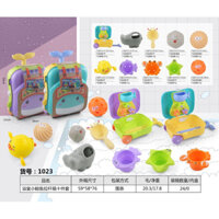 Đồ chơi đi biển vali xúc cát tay kéo,bánh xe giúp bé phát triển kỹ năng vận động