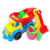 Đồ chơi đi biển xe ben xúc cát HT336