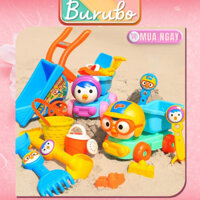 Đồ Chơi Đi Biển Xúc Cát  Độc Đáo Và Vui Nhộn, Đồ Chơi Xe Hoạt Hình Pororo/ Petty Dễ Thương Dành Cho Bé Yêu - Burubo.Stor