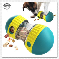 Đồ chơi đĩa bay UFO rơi hạt cho chó mèo luyện ăn chậm tự chơi IQ tương tác - Đen Ta pet shop