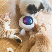 Đồ Chơi Đĩa Bay UFO Thông Minh Tương Tác Với Mèo - Smart Toy For Cat Sạc USB