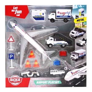 Đồ chơi Dịch Vụ Sân Bay Dickie Toys Airport Playset 203743001