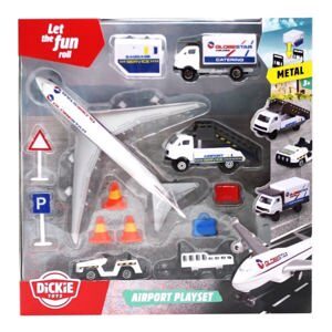 Đồ chơi Dịch Vụ Sân Bay Dickie Toys Airport Playset 203743001