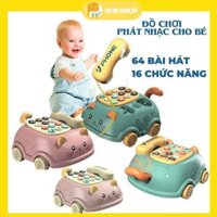 Đồ Chơi Điện Thoại Mèo Phát Nhạc Vẫy Đuôi Đáng Yêu Cho Bé