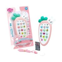 Đồ chơi điện thoại thỏ hồng Happy baby DK81050