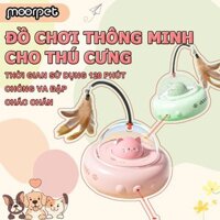 Đồ Chơi Điện Tử Cho Mèo Moorpet Cây Đũa Phép Laser Tự Động, Lông Vũ Đùa Mèo Liên Tục120 Phút Sạc USB