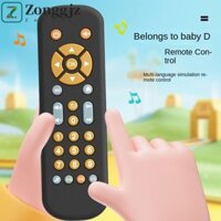 Đồ chơi điều khiển từ xa ZONGGJZ, Đèn nút Điều khiển từ xa TV cho trẻ em, Giáo dục sớm Silicon Hoạt hình Âm nhạc Mô phỏng Điều khiển từ xa Trẻ em