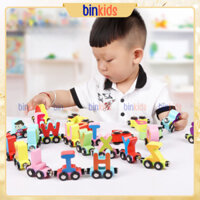Đồ Chơi Đoàn Tàu Nam Châm Từ Tính Chữ Cái & Số Đếm, Đồ chơi giáo dục sớm cho bé