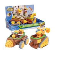 Đồ chơi đội bay siêu đẳng bộ xe Thiết Bị Khoan Lòng Đất Của Todd Vui Vẻ Mô hình Super wings bằng nhựa cao cấp
