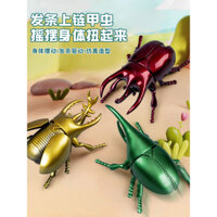 Đồ chơi động vật đồng hồ sáng tạo hình kỳ lân, mô hình côn trùng di chuyển, bọ chiến đấu lên dây cho trẻ em