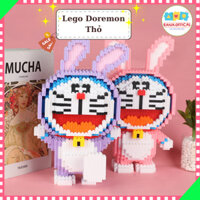 Đồ Chơi Doremon, Đồ Chơi Xếp Hình LEGO Doremon Thỏ 33cm, Dễ Dàng Lắp Ráp, Tặng Kèm Búa - BANA.OFFICIAL