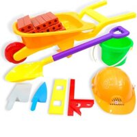 Đồ chơi dụng cụ xây dựng XE RÙA cho bé HT7882/có gạch/