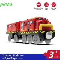 Đồ chơi đường ray xe lửa DÀIQIYING, Đèn & Âm thanh Hai xe lửa điện, Quà sinh nhật Đồ chơi xe lửa Diecast Track Slot Đồ chơi đầu máy ô tô Đồ chơi giáo dục