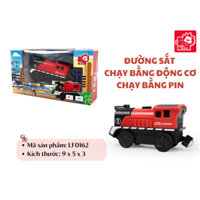 Đồ chơi - Đường sắt chạy bằng động cơ, Bộ đồ chơi đường dắt chạy bằng động cơ LF0162 - LEO & FRIENDS